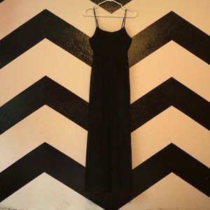 Black Chiffon Maxi Dress